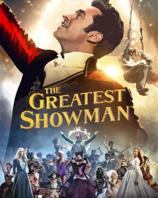 The greatest showman movie paint by numbers