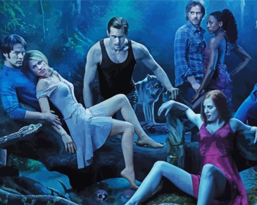 True Blood Drama Serie Paint by numbers