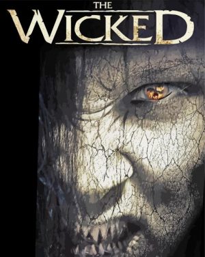 Wicked Movie poster paint by numbers