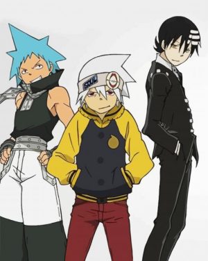 Aesthetic Soul Eater paint by numbers