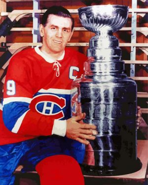 Rocket Richard paint by numbers