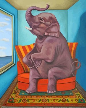 Aesthetic Elephant In The Room paint by numbers
