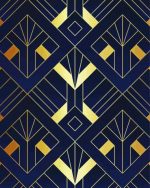 Aesthetic Art Deco paint by numbers