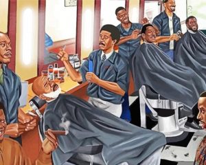 Aesthetic Barbershop paint by numbers