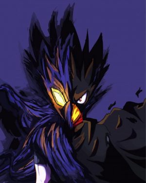 Aesthetic Tokoyami paint by numbers