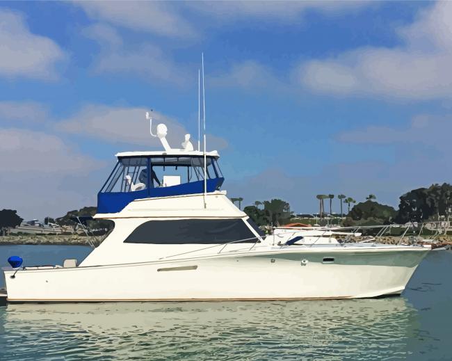 Aesthetic Egg Harbor Boat paint by numbers