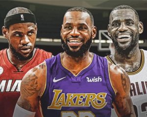 Aesthetic LeBron James paint by number