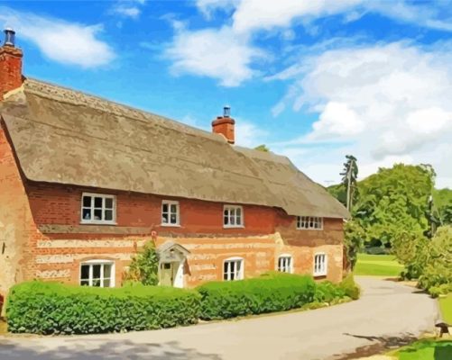 Aesthetic St Mary Mead paint by numbers