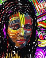 Jamaican Artistic Woman paint by numbers