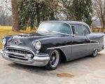 Black 1955 Oldsmobile paint by numbers