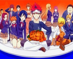 Food Wars Anime Characters paint by numbers
