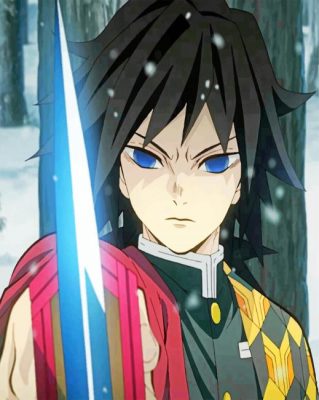 Giyu Tomioka paint by numbers