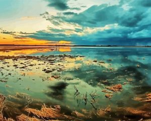 Gloomy Scenery paint by numbers