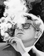 John F Kennedy paint by numbers