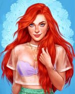 modern ariel art paint by number