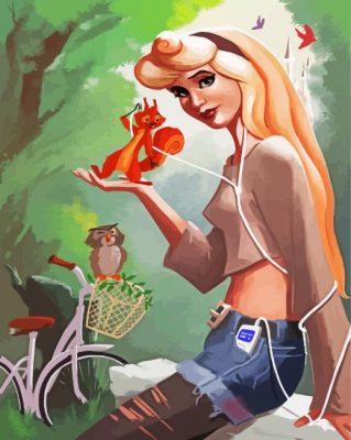 modern aurora art paint by number