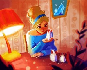 modern cinderella and the mouses paint by numbers