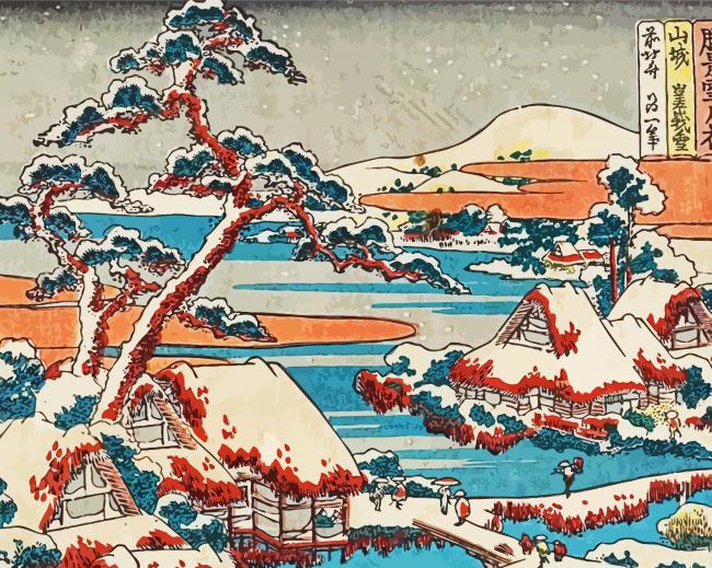 snowy yamashiro art paint by number