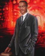 The Minister Malcolm X paint by numbers