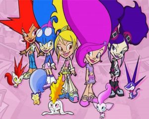 trolls characters paint by number