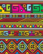 African Abstract Tribal paint by numbers
