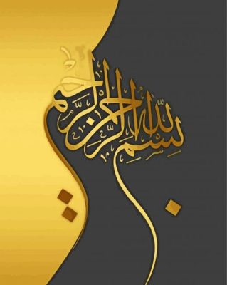 Arabic Calligraphy paint by numbers