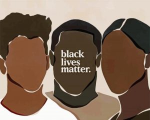Black Lives Matter paint by numbers