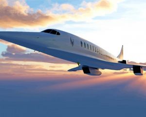 Concorde Plane paint by numbers