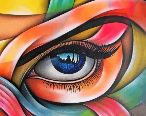 Lady Eye paint by numbers