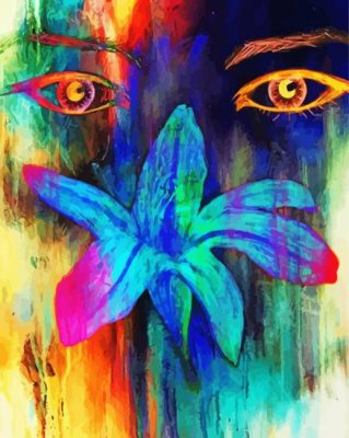 Lady Eyes paint by numbers