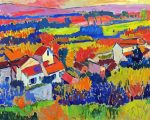 Landscape Near Chatou Derain paint by numbers
