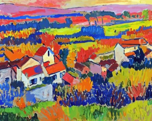 Landscape Near Chatou Derain paint by numbers