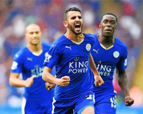 Lcfc Players paint by numbers