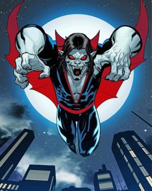 Morbius Vampire paint by numbers