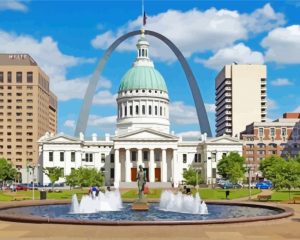 Old Courthouse paint by numbers