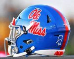 Ole Miss Rebels Helmet paint by number