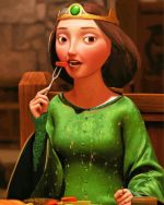 Queen Elinor paint by numbers