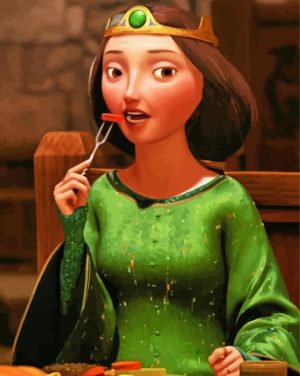 Queen Elinor paint by numbers