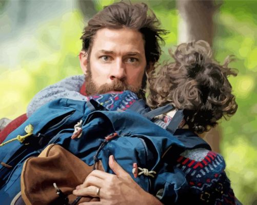 Quiet Place Movie Scene paint by numbers
