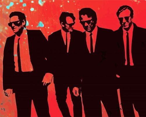 Reservoir Dogs Art paint by numbers