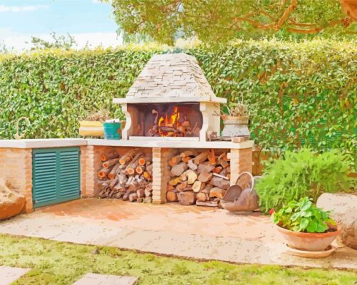 Rustic Outdoor paint by numberspaint by numbers