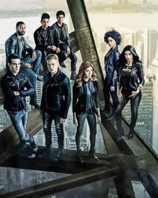 Shadowhunters Characters paint by numbers