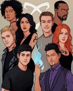 Shadowhunters Art paint by numbers