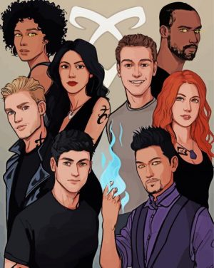 Shadowhunters Art paint by numbers