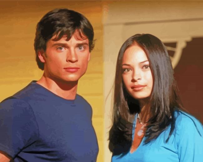 Smallville Characters paint by numbers