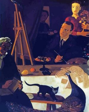 The Painter And His Family By Derain paint by numbers