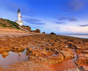 Aesthetic Point Lonsdale Lighthouse paint by numbers