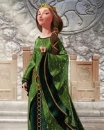 Aesthetic Queen Elinor paint by numbers