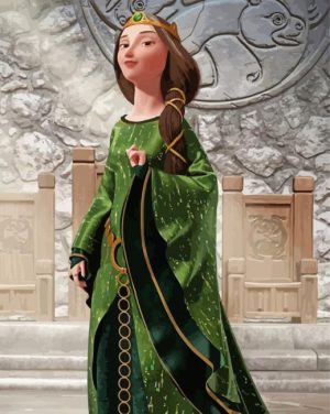 Aesthetic Queen Elinor paint by numbers