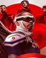 The Falcon And The Winter Soldier paint by numbers